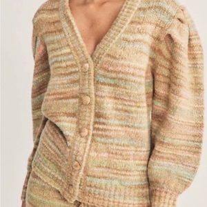 Love shack fancy wilford boyfriend cardigan sweater.